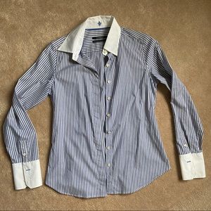 Club Monaco Striped Dress Shirt